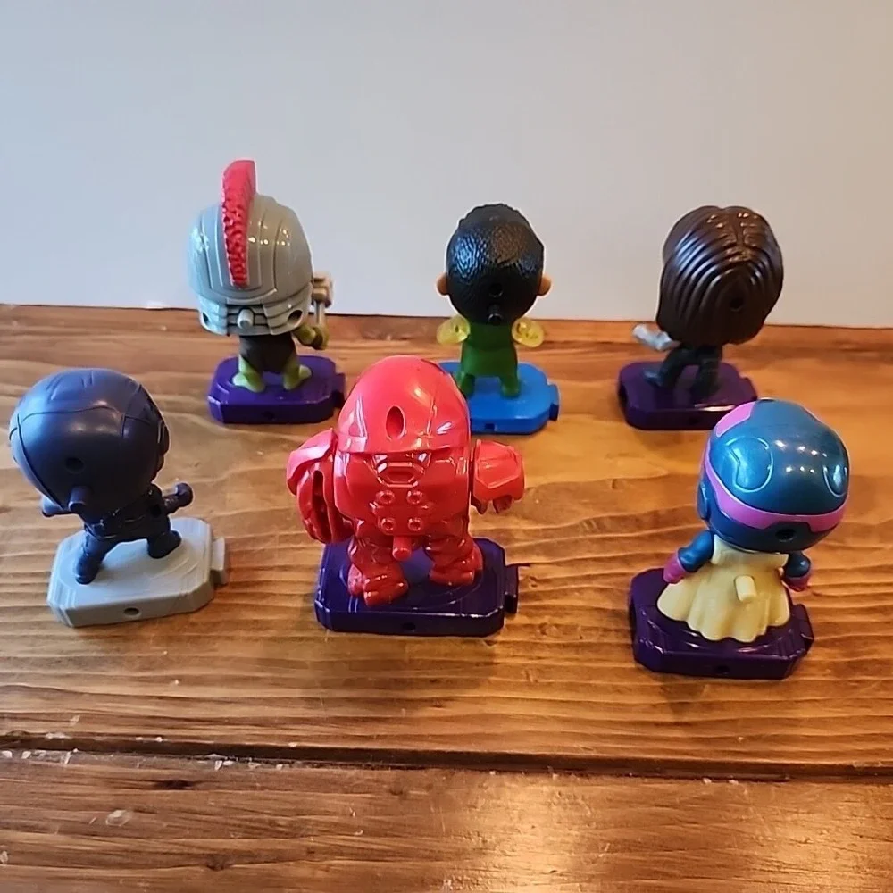Lot‎ Of 6 Marvel Avengers By McDonalds Action Figures Collectibles Connecting